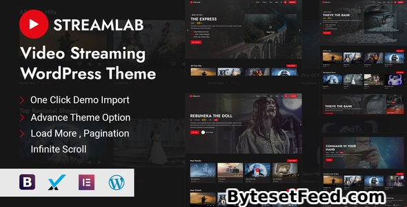 Streamlab v3.1 - Video Streaming WordPress Theme