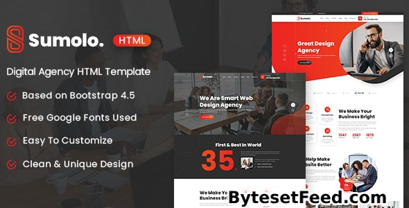 Sumolo - Digital Agency HTML Template