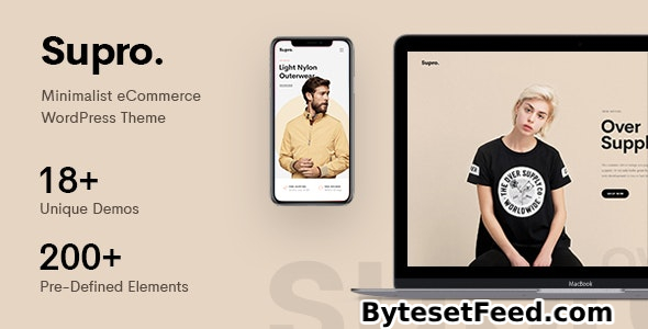 Supro v1.8.8 - Minimalist AJAX WooCommerce WordPress Theme