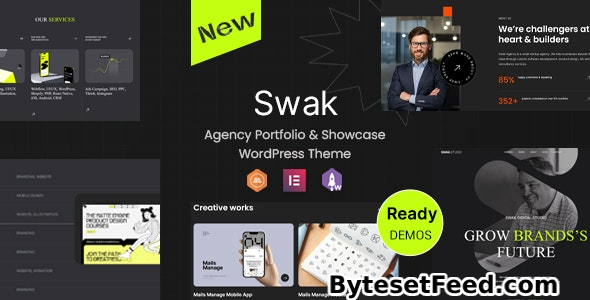 Swak v1.0.2 - Agency Portfolio & Showcase WordPress Theme