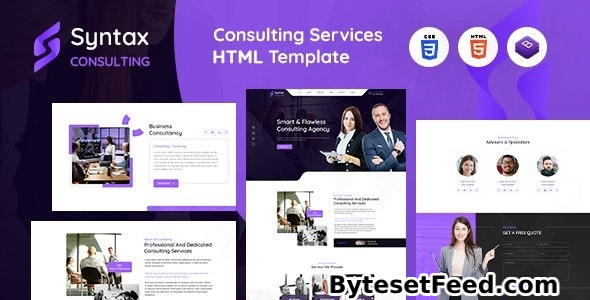 Syntax - Consulting Services HTML Template