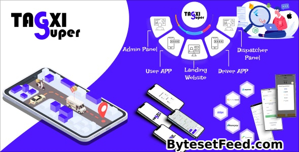 Tagxi Super v2.2 - Taxi + Goods Delivery Complete Solution
