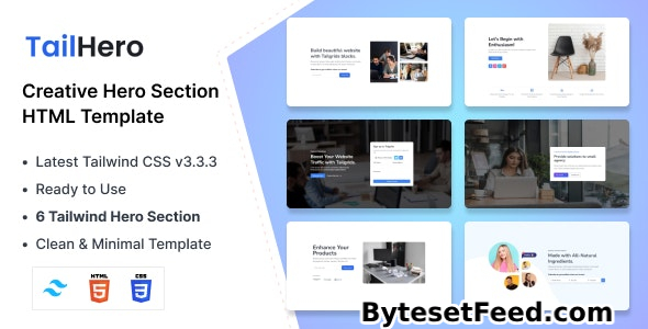 TailHero - Creative Hero Section Tamplate