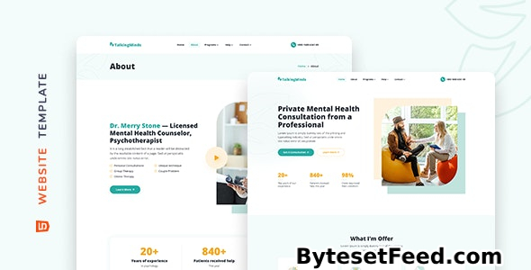 Talking Minds – Psychotherapist Website Template