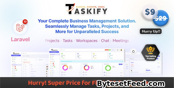 Taskify v1.0.4 - Project Management - Task Management & Productivity Tool