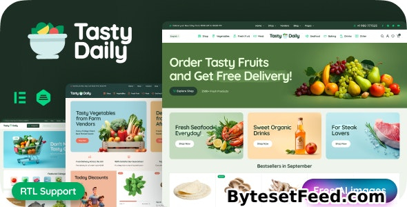 Tasty Daily v1.8 - Grocery Store & Food WooCommerce Theme