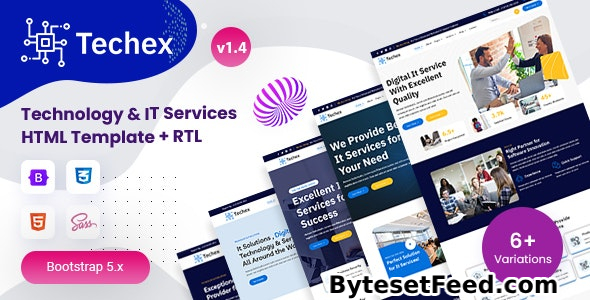 Techex v1.4 - Technology & IT Services HTML Template