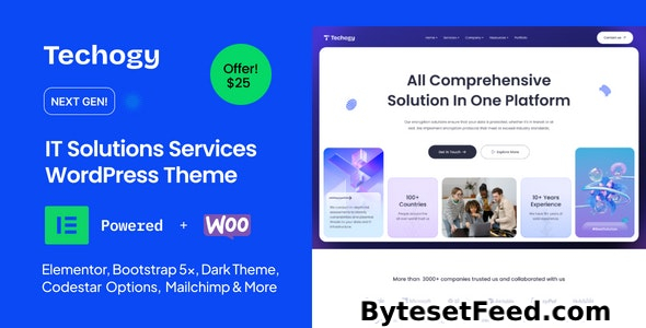 Techogy v1.0 - IT Solutions & Services WordPress Theme