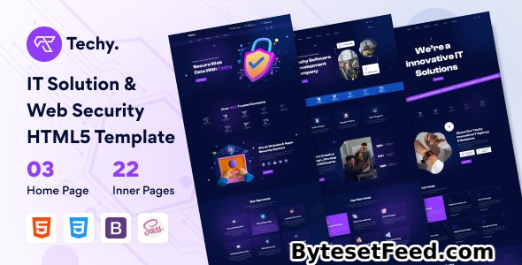 Techy – IT Solution & Web Security HTML5 Template