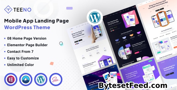 Teeno - App Landing WordPress Theme