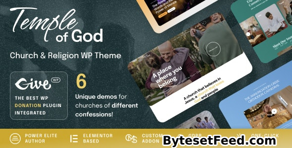 Temple of God v1.0.7 - Religion and Church WordPress Theme