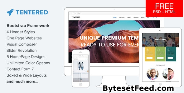 Tentered v2.5 - Multi Purpose WordPress Theme
