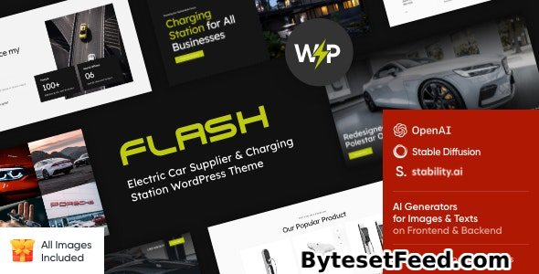 The Flash v1.12 - Electric Car Supplier & Charging Station WordPress Theme