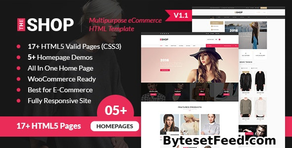 The Shop - Multipurpose e-commerce HTML Template