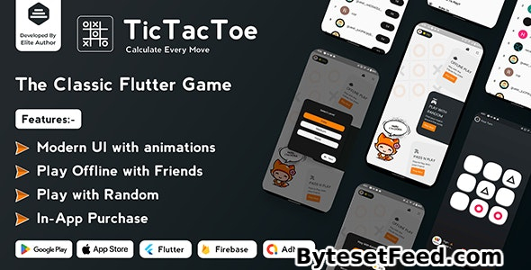 Tic Tac Toe v1.0.8 - The Classic Flutter Tic Tac Toe Game