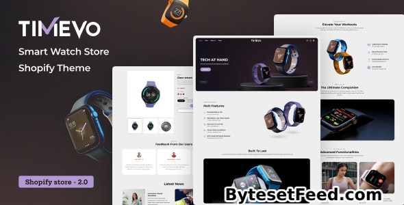 Timevo v1.0 - Single Product Shop Landing Page Shopify Theme