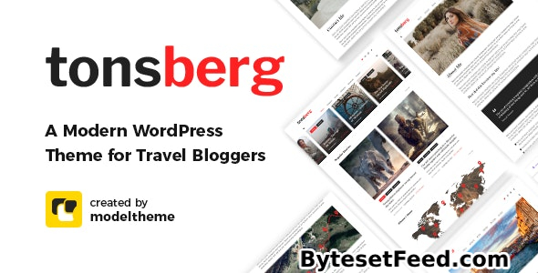 Tonsberg v1.4 - A Modern WordPress Theme for Travel Bloggers