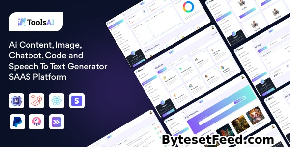 ToolsAi v1.5 - Ai Content, Image, Chatbot, Code and Speech To Text Generator SAAS Platform