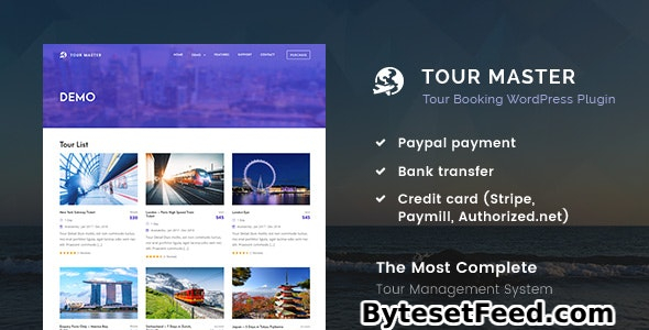 Tour Master v5.2.5 - Tour Booking, Travel, Hotel