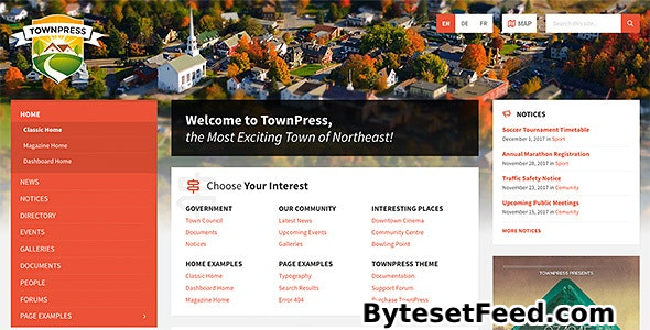 TownPress v3.8.8 - Municipality WordPress Theme