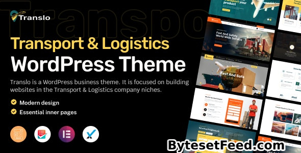 Translo v1.0.0 – Logistics and Transportation WordPress Theme