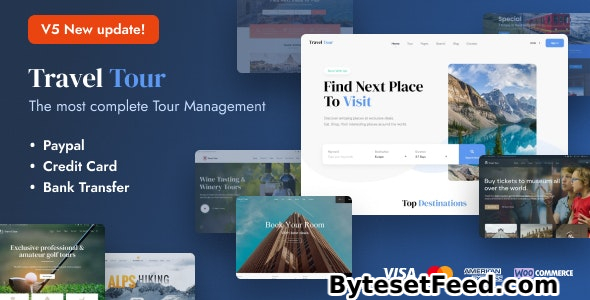 Travel Tour v5.1.8 - Tour Booking, Travel Booking Theme