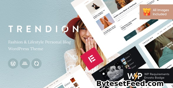 Trendion v2.14 - A Personal Lifestyle Blog and Magazine