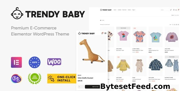 Trendy Baby v1.0.2 - Children and Kids Store WordPress Theme