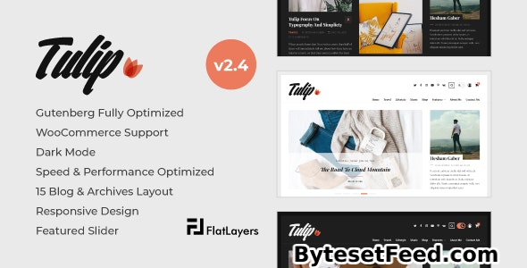 Tulip v2.4 - Responsive WordPress Blog Theme