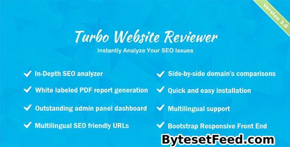 Turbo Website Reviewer v3.0 - In-depth SEO Analysis Tool - nulled