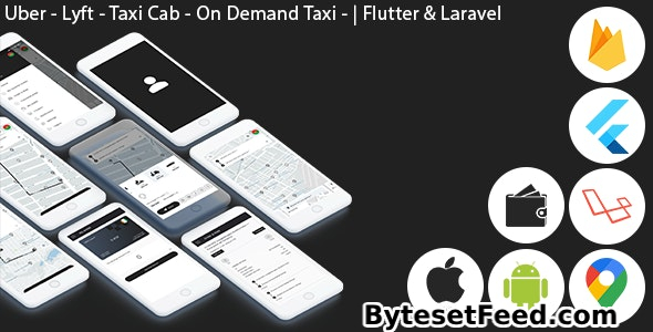 Uber - Lyft - Taxi Cab - On Demand Taxi - Complete Solution v1.0