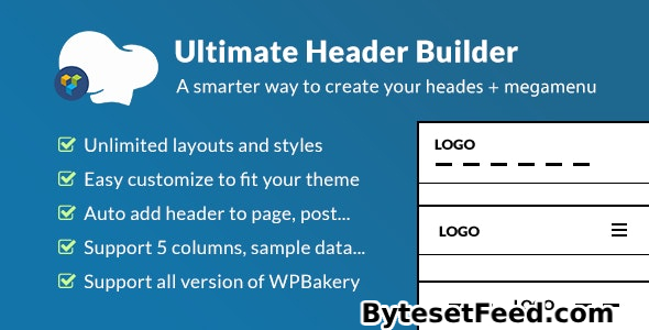 Ultimate Header Builder v1.8.2 - Addon WPBakery Page Builder