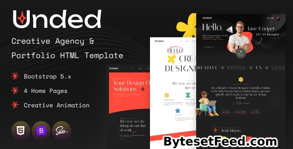 Unded - Creative Agency and Portfolio HTML Template