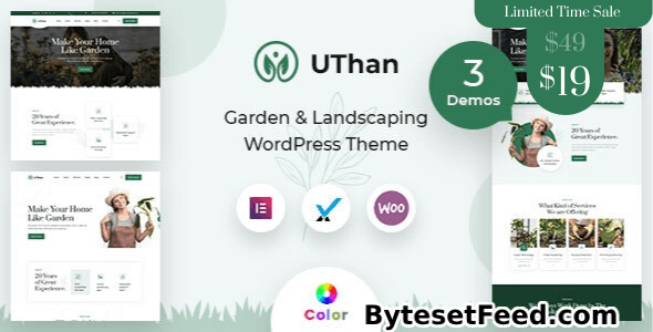 Uthan v2.0.1 - Landscaping Gardening WordPress theme + RTL