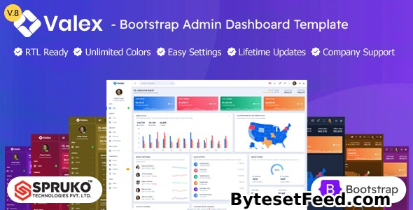 Valex v8.0 - Bootstrap Admin Dashboard HTML Template