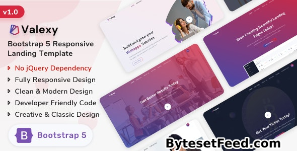 Valexy - Bootstrap 5 Landing Page Template