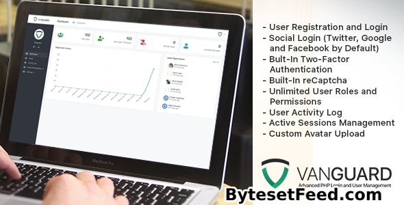 Vanguard v9.0.0 - Advanced PHP Login and User Management