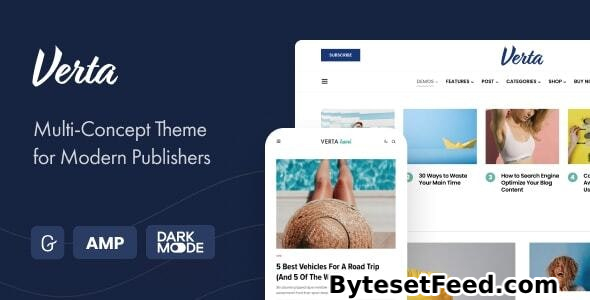 Verta v1.0.7 - Multi-Concept WordPress Theme for Modern Publishers