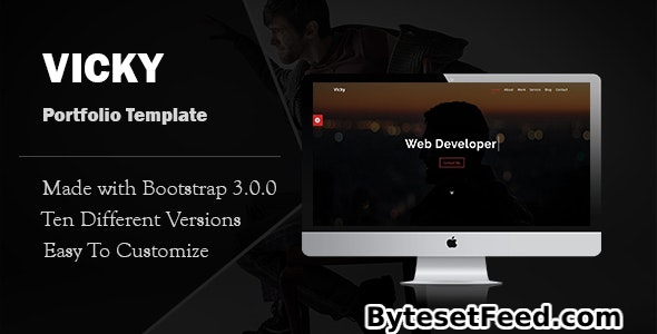 Vicky - Portfolio Template