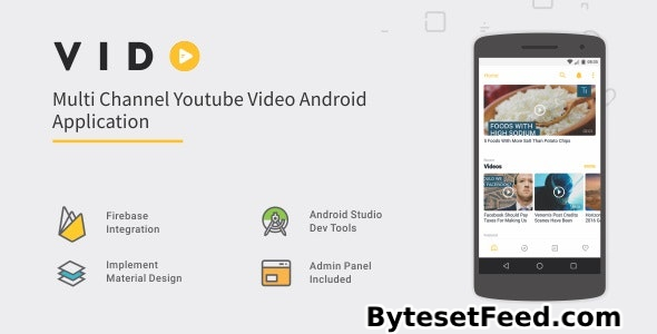 Vido v2.2 - Android Youtube Multi Channel