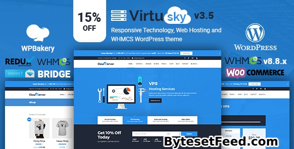 VirtuSky v3.5 - Responsive Web Hosting and WHMCS WordPress Theme