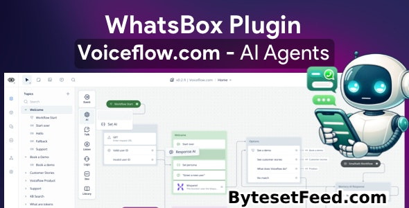 VoiceFlow AI agent for WhatsApp v1.2 - Plugin for WhatsBox