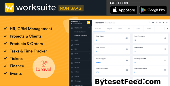 WORKSUITE v5.3.9 - HR, CRM and Project Management - nulled