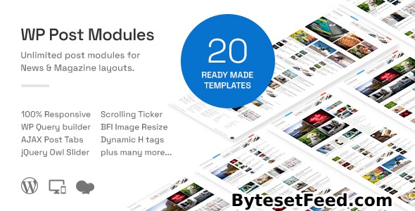 WP Post Modules for NewsPaper and Magazine Layouts v3.4.0