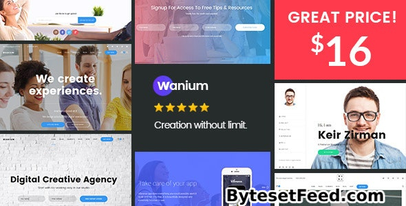 Wanium v1.8.8 - A Elegant Multi-Concept Theme