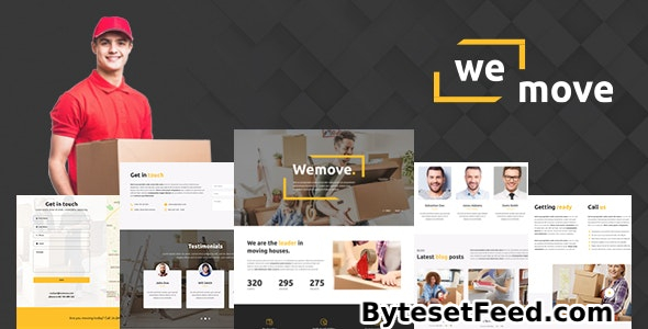 WeMove v1.5 - Home Moving & Logistic WordPress Theme