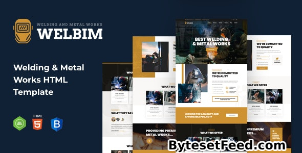 Welbim - Welding Services HTML Template