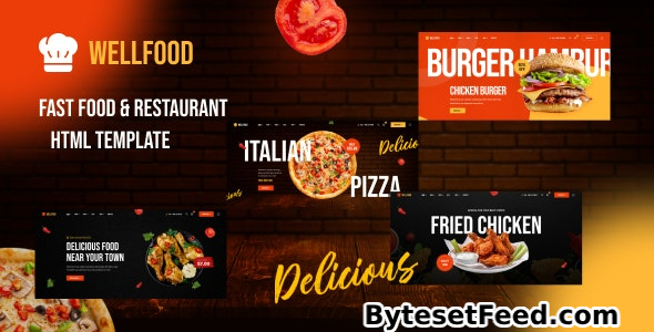 Wellfood - Fast Food & Restaurant HTML Template