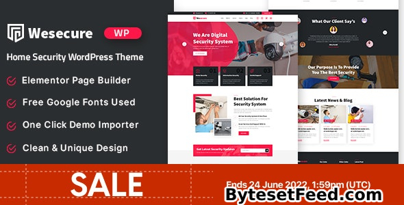 Wesecure v1.0 – Home Security WordPress Theme