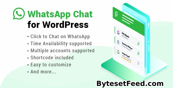 WhatsApp Chat for WordPress v3.6.6